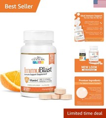 Citrus Flavored ImmuBlast Chewable Tablets, 32 Count – Gluten-Free Immune Boost