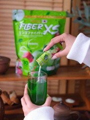 2 X MIKEO Fiber XS Green Apple Powder Drink Sugar Free 30 Sachets