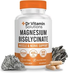 DR VITAMIN SOLUTIONS Magnesium Glycinate 400mg | Chelated Buffered