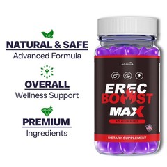 Erec Boost MAX Gummies Erec Booster, Erec Boost High Drive (1 Pack)