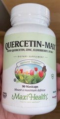 Maxi Health Quercetin Max – Vitamin C- D- Zinc + Elderberry – 90 Capsules