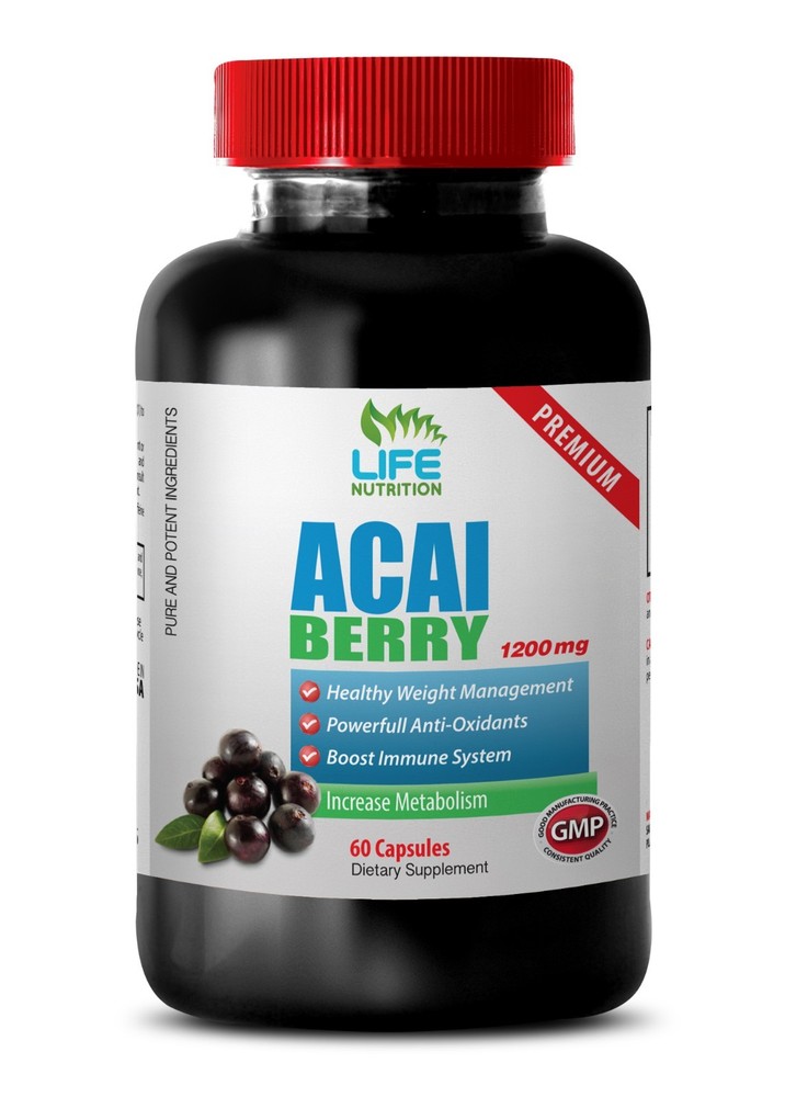 Acacia Powder – Acai Berry Extract 1200mg – Suppress Appetite Capsules (1)