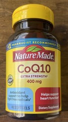 Nature Made CoQ10 Extra Strength 400 mg Softgels 40 Count EXP 03/2028 NEW