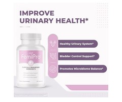 FemiPro Bladder Support Supplement Probiotic 5 Bottles 30 Capsules Per Box New