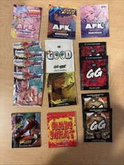 GamerSupps GG Energy & AFK Sleep Support Variety Sample Packet Lot – 14 Packets