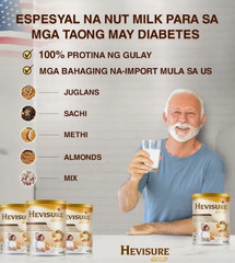 2 Tin Hevisure Gold Diabetic Milk Stabilize Blood Sugar Plant-Based 400g