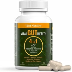 Vital Nutritive Nital Gut Health 4 in 1 ACV 60 Caps Expires 10/2027