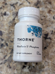 Thorne Riboflavin 5′ Phosphate 60 capsules exp: 12/2027