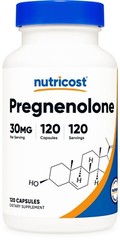 Nutricost Pregnenolone 30mg, 120 Capsules – Non-GMO, Gluten Free