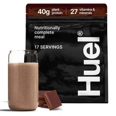 Huel Black Chocolate – 40g Vegan Protein, Complete Meal, 17 Servings 06/2026