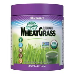 Bluebonnet Organic Wheatgrass Plant-Based Powder 5.6 Oz Powder, Immune Health