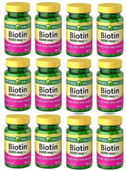 Biotin 5000 mcg 2X120=240 Softgels VITAMIN FOR HAIR 4 month Supply Expire 2026