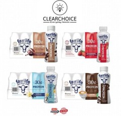 Fairlife Nutrition Plan Chocolate/Vanilla, 30 g Protein Shake 11.5 (12 pk) – NEW
