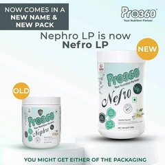 Pro360 Nefro LP Vanilla Flavour Protein Powder – 200 gm (7.05 oz.)