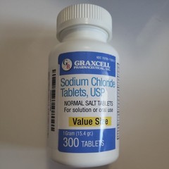 300 Count Electrolyte Salt Pills for Hydration Performance POTS Support