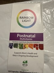 Postnatal Multivitamin | 120 Capsules | Superfood Blend | by Rainbow Light