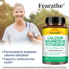Calcium Magnesium Potassium – Cardiovascular,Muscle And Bone Health Capsules