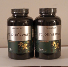 Lot of 2 – NatureBell St. John’s Wort 600mg, 240 Capsules each, Exp 02/2028