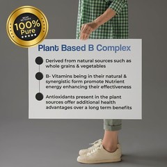 HEALTH VEDA ORGANICS Vitamin B-Complex Supplement | Hair Growth, Boosts Energy