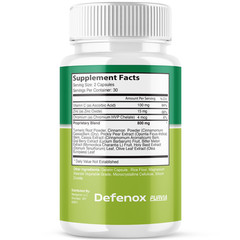 Defenox 7 Active Pure Blend Capsules Weight Loss Dietary Supplement Pills (60ct)