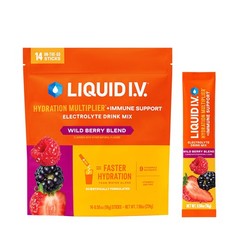 Liquid I.V.® Hydration Multiplier +Immune Support Wild Berry Blend | Electro…