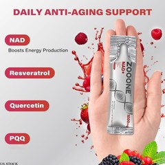 3/2x ZOOONE NAD+1000mg Liquid Packets Supplement – Premium Nicotinamide Riboside