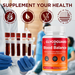 (2 Pack) Glycoguard Advanced Support Blood Supplement Glyco Guard 120 Capsules