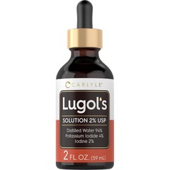 Lugols Iodine 2 Percent 2 Fl Oz Potassium Iodide and Solution