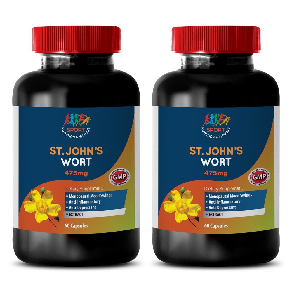 Siberian Ginseng – ST. JOHN’S WORT EXTRACT – Pure Ingredients – 2 Bot 120 Ct