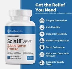 3 Pack SciatiEase Labs Sciati Ease Sciatic Nerve Formula 120 Cap NEW