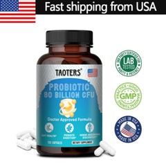 Probiotics 90 Billion Healthy Digestion Mild Abdominal Discomfort 120 Capsules