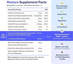 Cheers Restore | Formula with DHM + L-Cysteine | Feel Better After Drinking