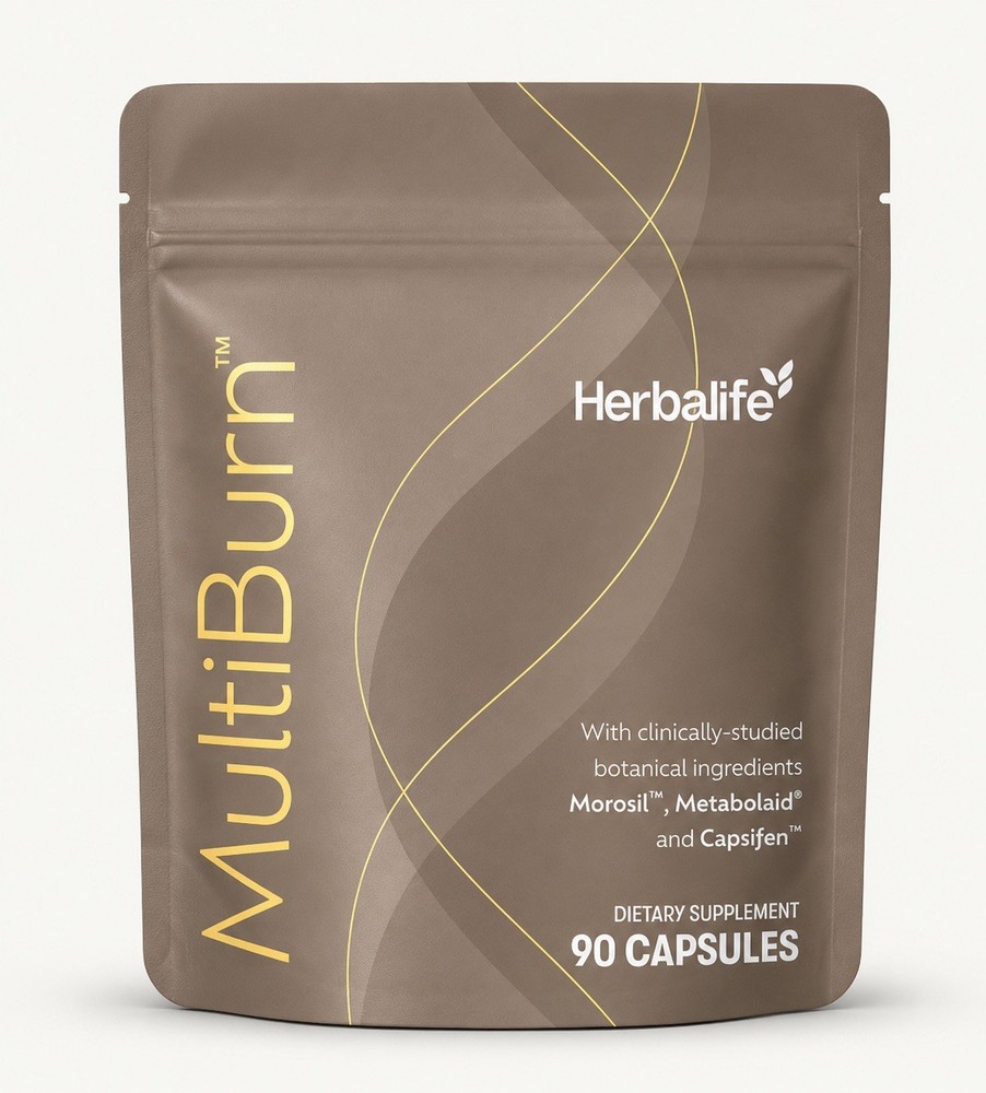 Herbalife MultiBurn™ – 90 Vegan Caps | Metabolism Energy Fat Loss 🔥 💪🏻