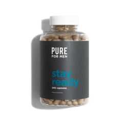 Pure for Men Stay Ready Fiber Supplement 240 Capsules