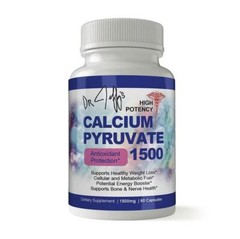 Calcium Pyruvate 1500mg Weight Management & Cholesterol Support Heart Supplement