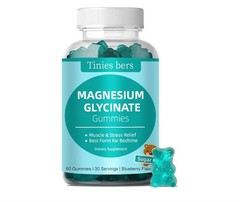 Magnesium Tinies Threonate bers Gummies 500mg 30ct Blueberry *EXP 3/27*