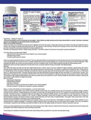 Calcium Pyruvate 1500mg Weight Management & Cholesterol Support Heart Supplement