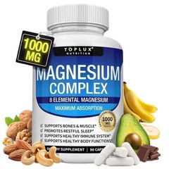 1~2pack Magnesium 8 in 1 Mixture 1000mg & Blood Sugar Blend Nutritional Aid Comb
