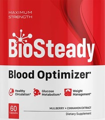 BioSteady Blood Health Support Dietary Supplement 60 Capsules Maximum Strength