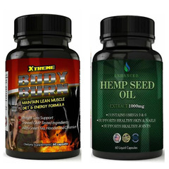 Xtreme Body Weight Management & Hemp Seed Oil Healthy Skin Nail Joint Support