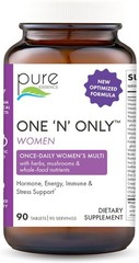 PURE ESSENCE LABS One N Only Multivitamin for Women,Natural One a Day Herbal Sup