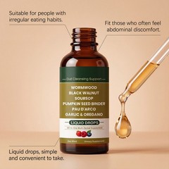 LUMVELLE Wild Harvested Wormwood Herbal Liquid Botanical Supplement Drops 2PCS