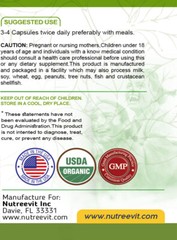 PURE ORGANIC SUPERFOOD-MORINGA SPIRULINA WHEATGRASS KELP VEGGIE CAPSULES (500mg)
