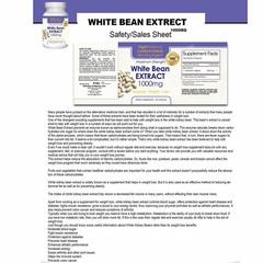 White Kidney Bean Extract Fat Burn Cinnamon 1000mg Capsules Combo Free Shipping