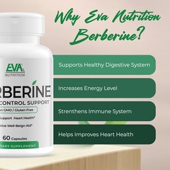 EVA Berberine Capsules | weight control | supports Heart Health & Immune 2 pack