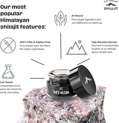 Pure Himalayan Shilajit Soft Resin With Measuring Spoon