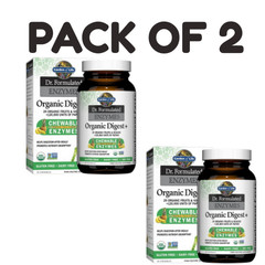 Garden of Life Digestive Enzymes – 90 Count – Pack of 2