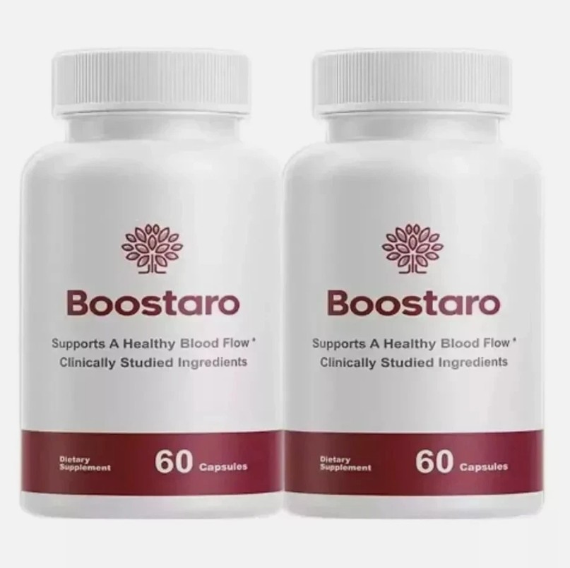 1-3 PACKS Boostaro Capsules -Boostaro -Blood Flow Virility For Men 60 Caps UK