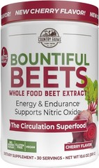 Country Farms Bountiful Beets Powder 30 Servings Cherry Flavor 10.6 oz