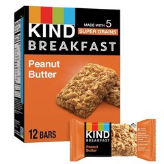 KIND Breakfast Bars, Peanut Butter, Healthy Snacks, 6 Count